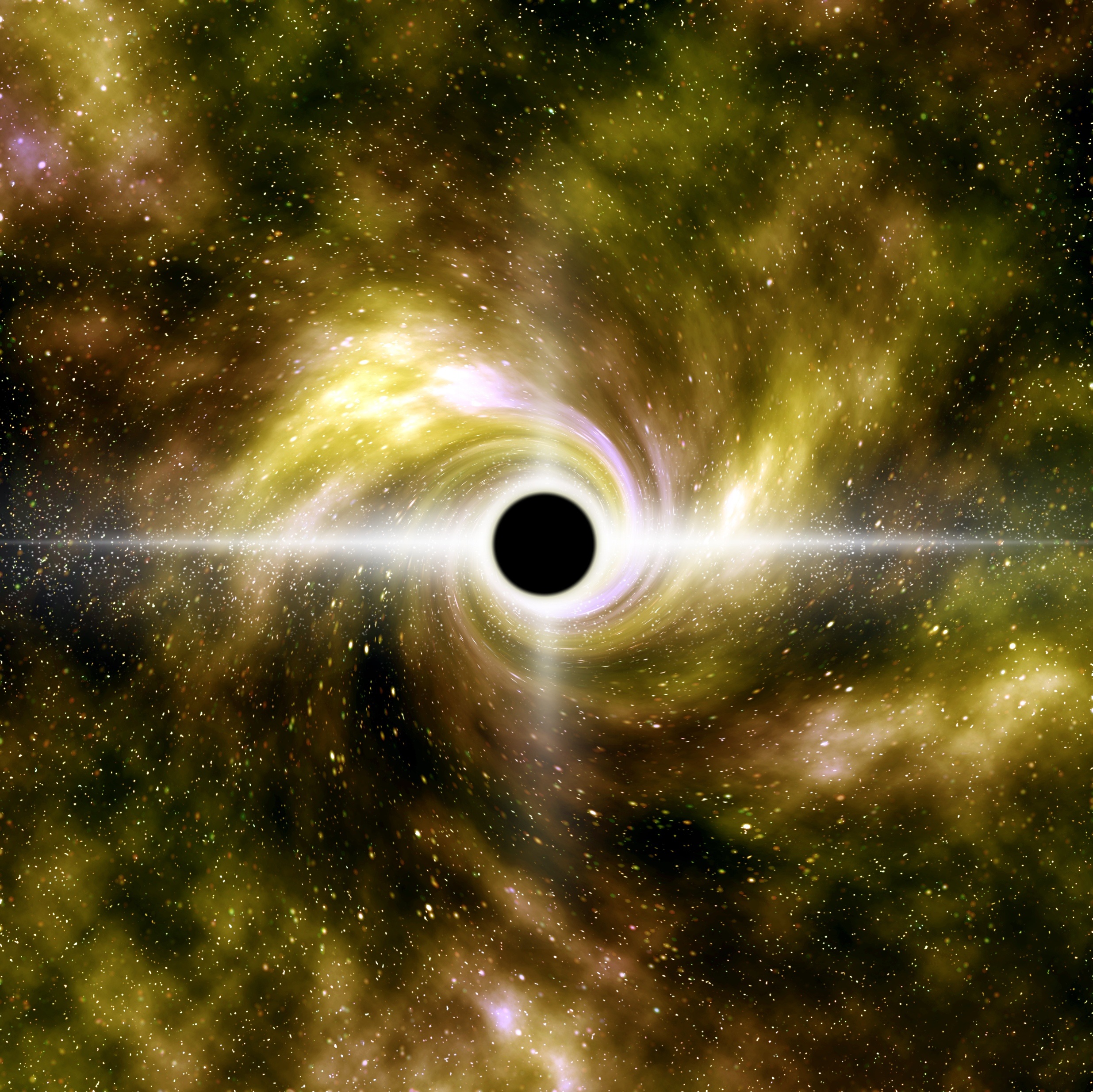 Black hole is. Космологическая сингулярность. Космос звезды.